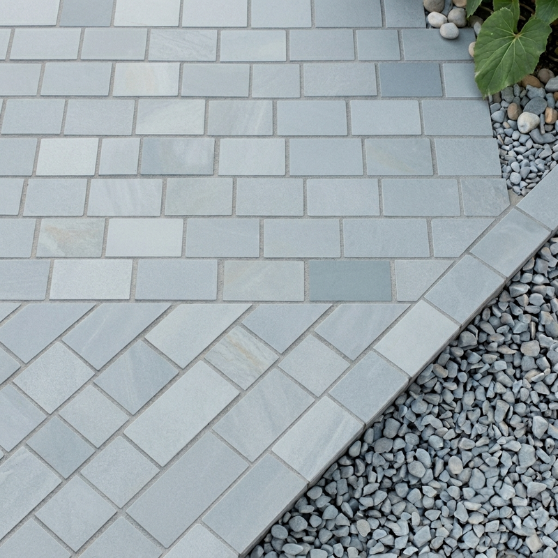 Load image into Gallery viewer, Kandala - Grey Porcelain Setts - 200 x 100 x 20mm
