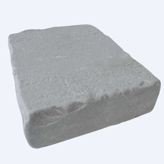 Kandala Grey Sandstone Block Paving - 200 x 150 x 50mm - Sawn, Tumbled & Riven
