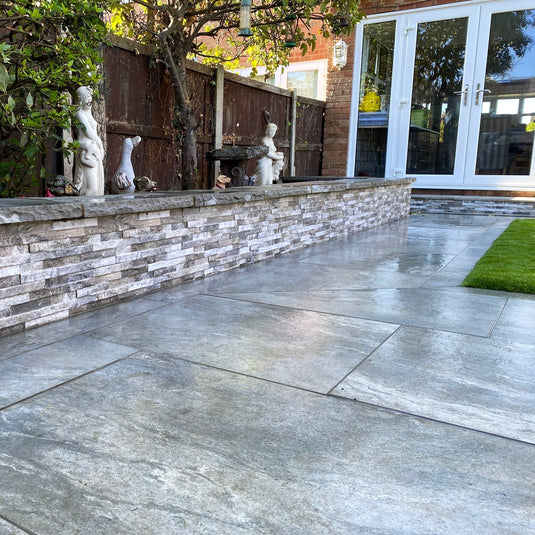 Mercury - Grey Porcelain Paving Tiles - 900 x 600 x 20mm