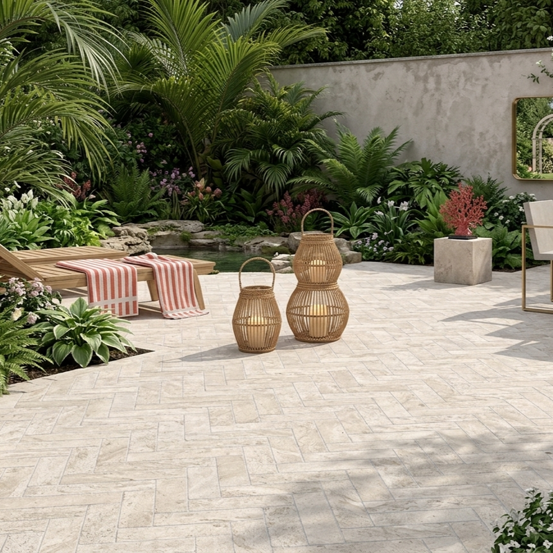 Load image into Gallery viewer, Langford - White Porcelain Setts - 280 x 70 x 20mm
