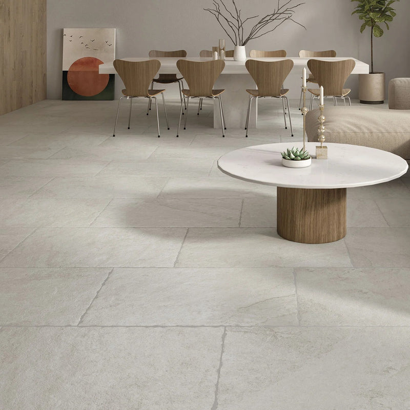 Load image into Gallery viewer, Langford - White Porcelain Paving Tiles - 900 x 600 x 10mm
