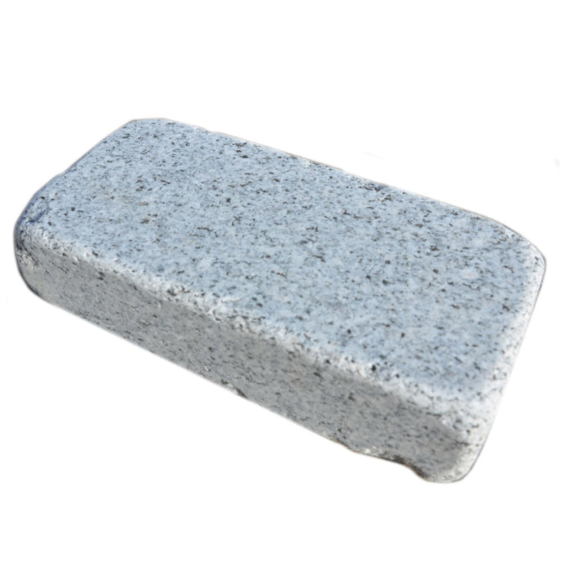 Load image into Gallery viewer, Light Grey Granite Block Paving - 200 x 100 x 50mm - Sawn, Tumbled &amp; Honed
