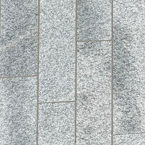 Light Grey Granite Planks - 900 x 150 x 20mm - Sawn & Flamed