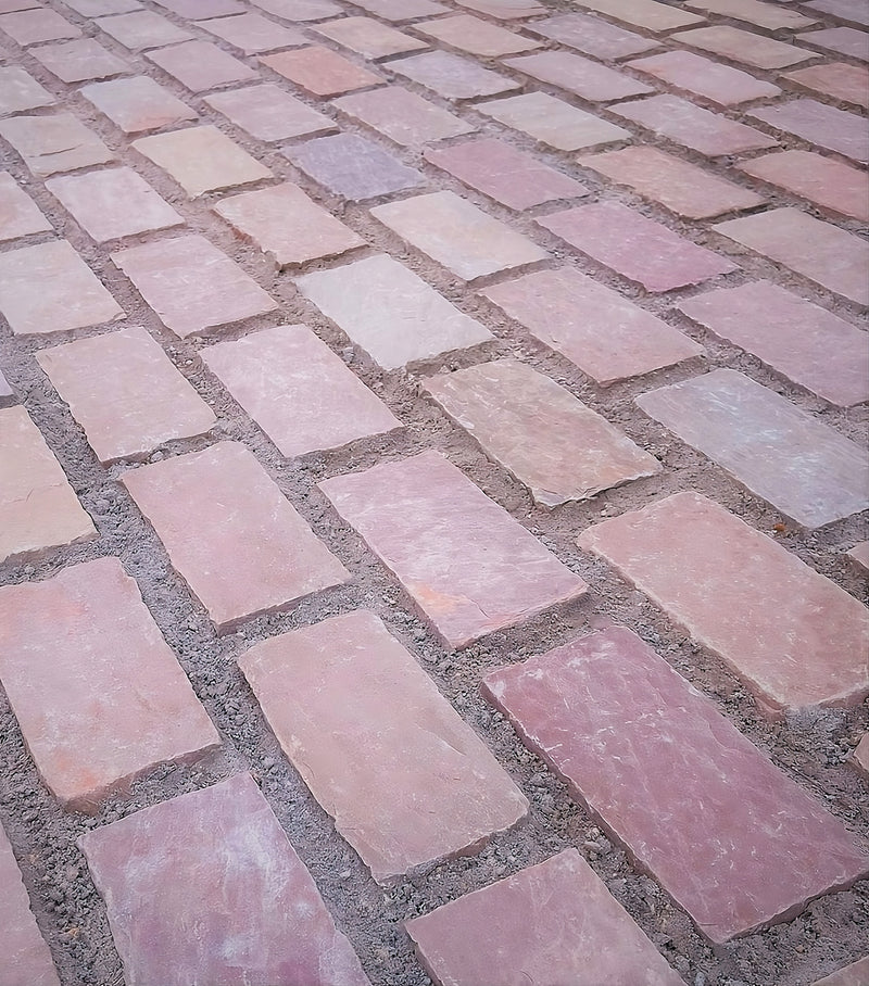 Load image into Gallery viewer, Modak Indian Sandstone Setts - 200 x 100 x 25-35mm
