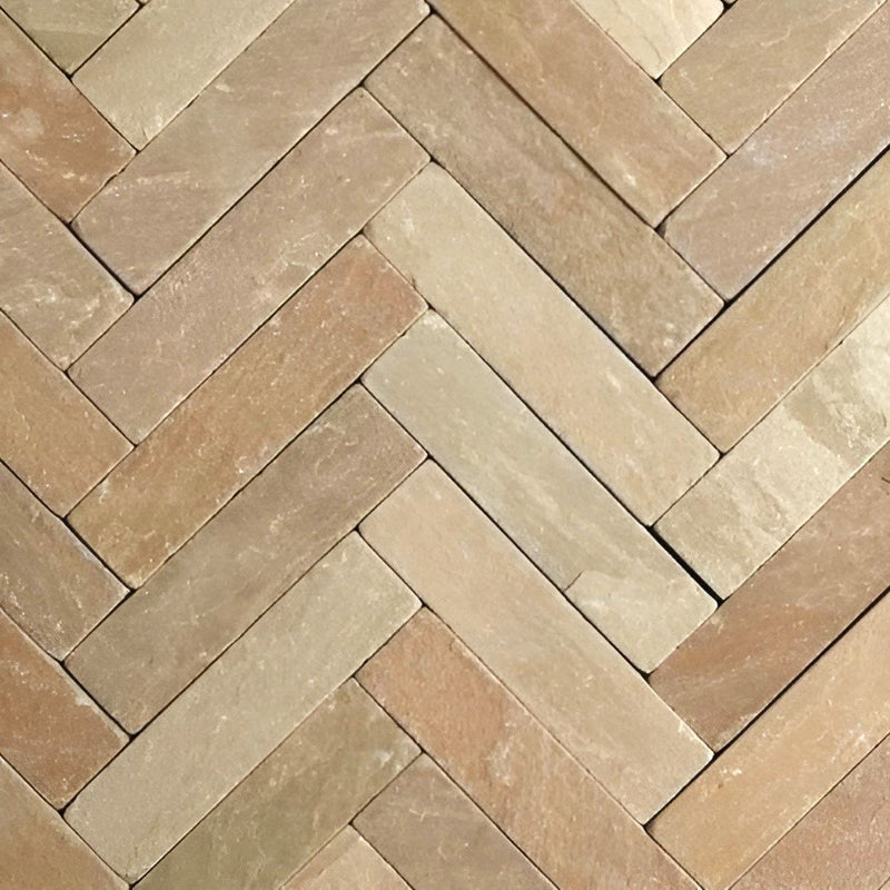 Load image into Gallery viewer, Raj Green Indian Sandstone Setts - 200 x 50 x 40mm
