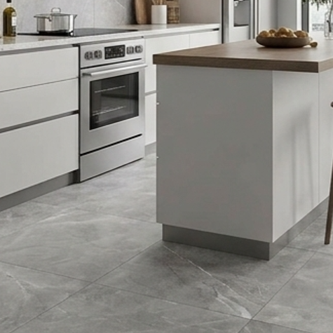 Pulpis - Grey Porcelain Paving Tiles - Matt Finish - 600 x 600 x 7mm