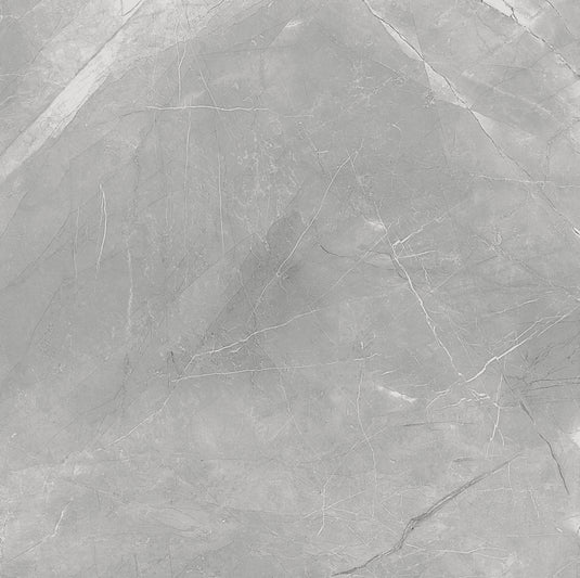 Pulpis - Grey Porcelain Paving Tiles - Polished Finish - 600 x 600 x 7mm