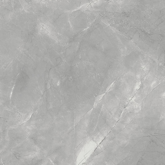 Pulpis - Grey Porcelain Paving Tiles - Polished Finish - 600 x 600 x 7mm