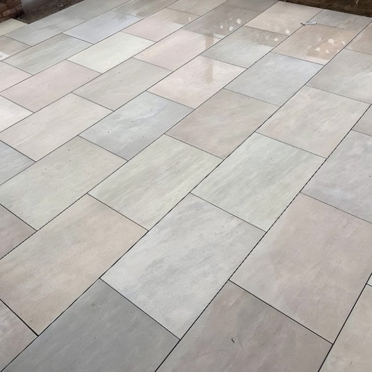 Raj - Green Porcelain Paving Tiles - 900 x 600 x 20mm