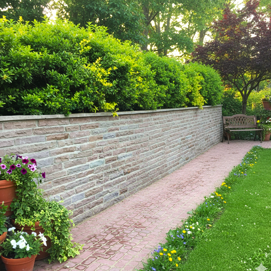 Raj Green Indian Sandstone Walling - 225 x 100 x 70mm - Tumbled