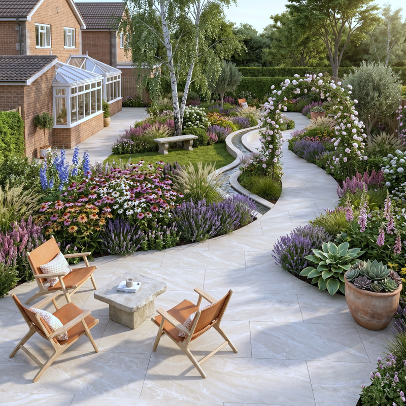 Load image into Gallery viewer, Roca - White Porcelain Paving Tiles - 900 x 600 x 20mm
