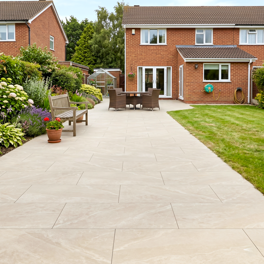 Roca - Beige Porcelain Paving Tiles - 900 x 600 x 20mm
