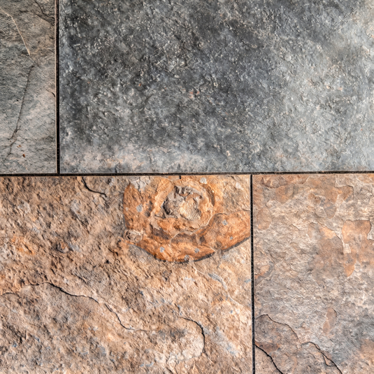 Rustic Slate - Grey Porcelain Paving Tiles - 900 x 600 x 20mm