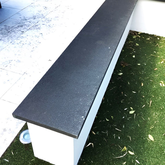 Brazilian - Black Slate Planks - 600 x 147 x 20mm - Sawn & Riven