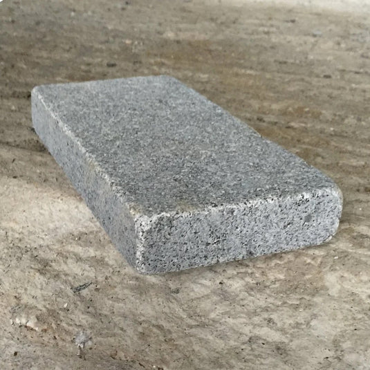 Dark Grey Granite Block Paving - 210 x 140 x 50mm - Sawn, Tumbled & Honed