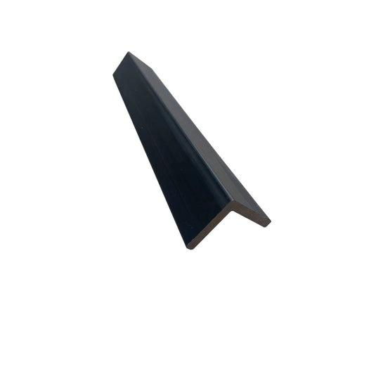 Slatted Midnight - Black Composite Cladding - L Trim - 2200 x 49.25 x 49.25 mm