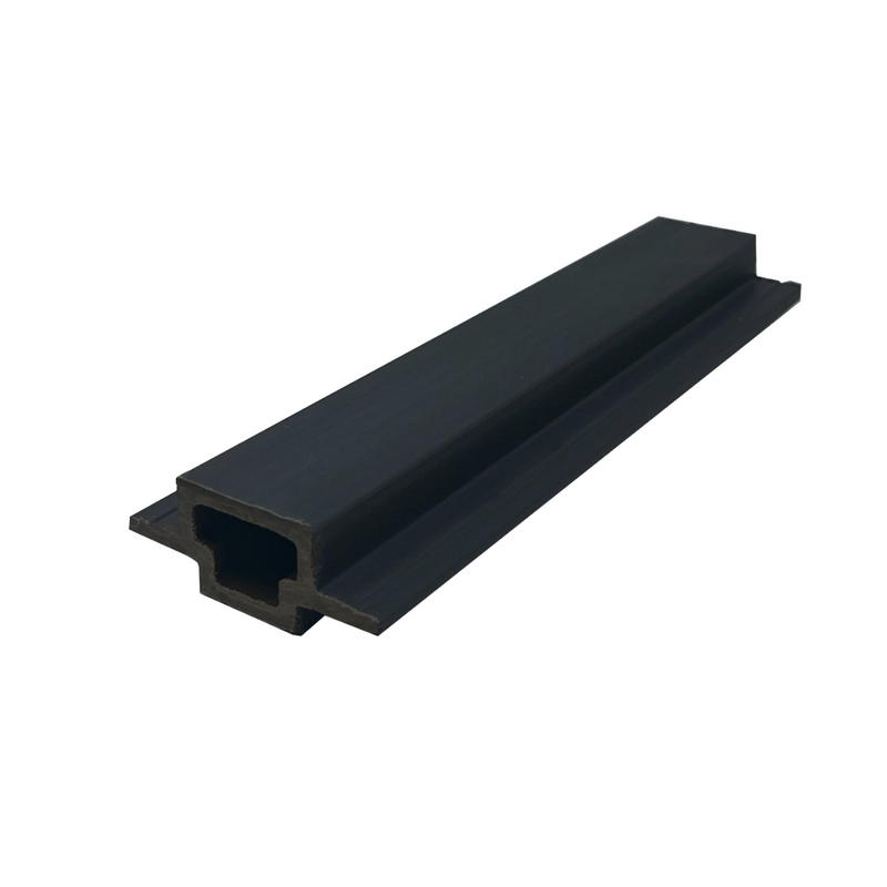 Load image into Gallery viewer, Slatted Midnight - Black Composite Cladding - Connector Piece - 2200 x 49.25 x 49.25 mm
