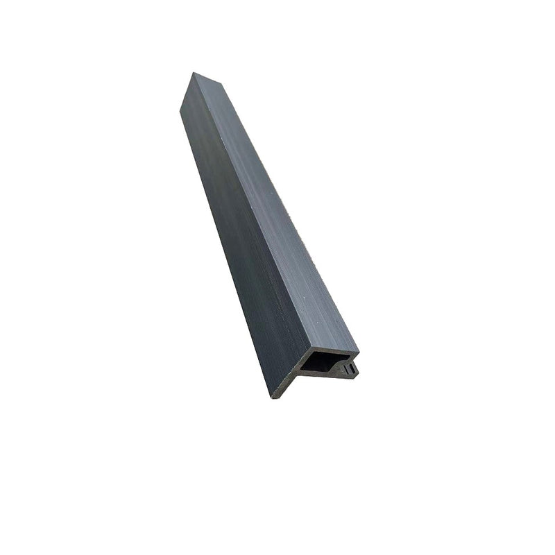 Load image into Gallery viewer, Slatted Stone - Grey Composite Cladding - End Piece - 2200 x 49.25 x 49.25 mm
