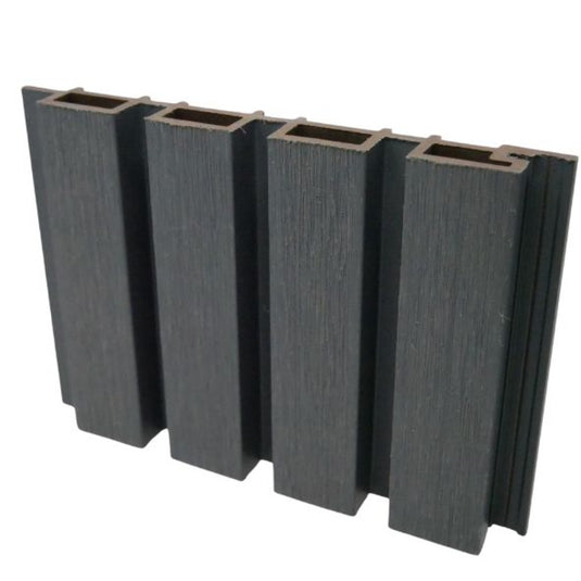 Slatted Stone - Grey Composite Cladding - Cladding Board - 2500 x 200 x 26 mm