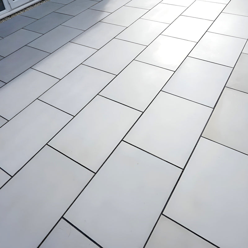 Load image into Gallery viewer, Kandala Sawn &amp; Honed - Grey Porcelain Paving Tiles - 900 x 600 x 20mm
