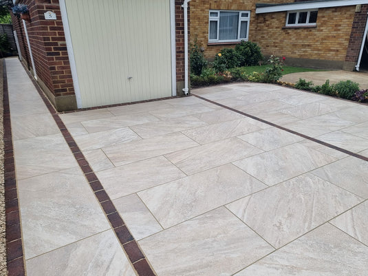 St. Helens Silver- Grey Porcelain Paving Tiles - 1200 x 600 x 20mm