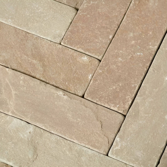 Raj Green Indian Sandstone Setts - 200 x 50 x 40mm