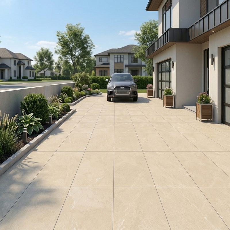 Load image into Gallery viewer, Storm - Beige Porcelain Paving Tiles - 900 x 600 x 20mm
