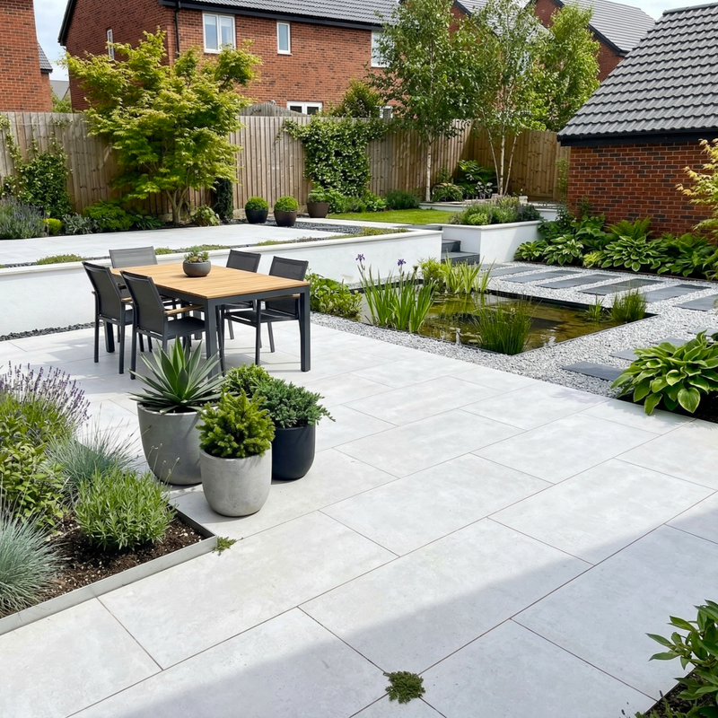 Load image into Gallery viewer, Storm Bianco - White Porcelain Paving Tiles - 900 x 600 x 20mm
