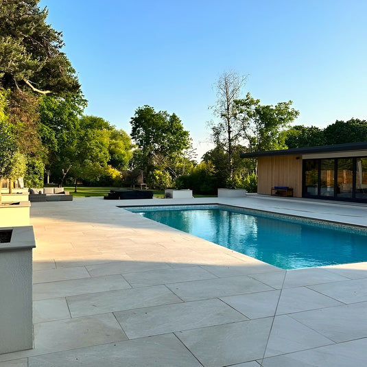 Titan - Beige Porcelain Paving Tiles - 1200 x 600 x 20mm