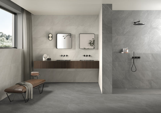 Titan - Grey Porcelain Paving Tiles - 1200 x 600 x 20mm