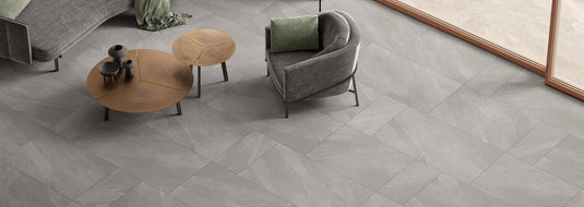 Titan - Grey Porcelain Paving Tiles - 1200 x 600 x 20mm