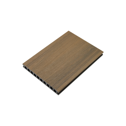 Mayfair Warm Wallnut - Brown Composite Decking - Capped Fascia Board - 3660 x 170 x 10 mm