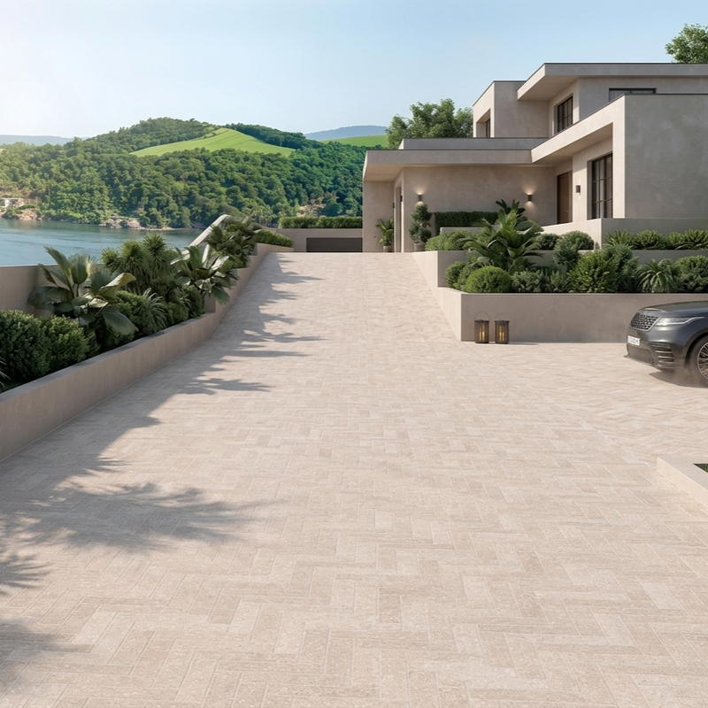Load image into Gallery viewer, Westbury Natural - Beige Porcelain Setts - 280 x 70 x 20mm
