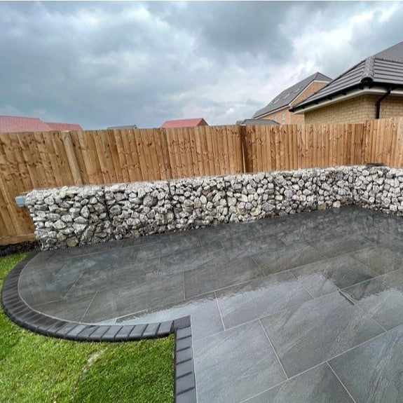 Load image into Gallery viewer, Anthracite - Black Porcelain Paving Tiles - 900 x 600 x 20mm
