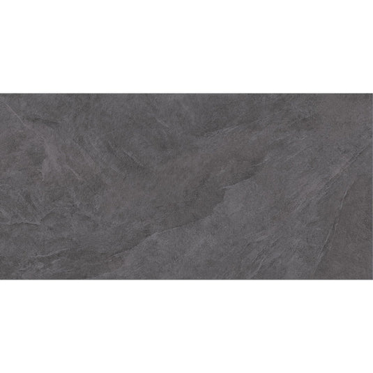 Arcadia Steam - Black Porcelain Paving Tiles - 1000 x 500 x 20mm