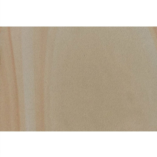 Buff Indian Sandstone Paving - 600 x 295 x 22mm - Sawn & Sandblasted
