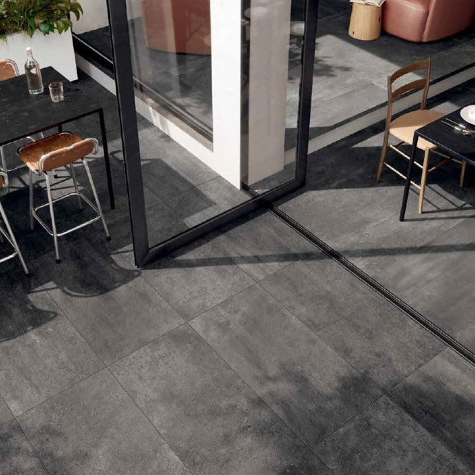 Core Dark - Black Porcelain Paving Tiles - 1000 x 500 x 20mm