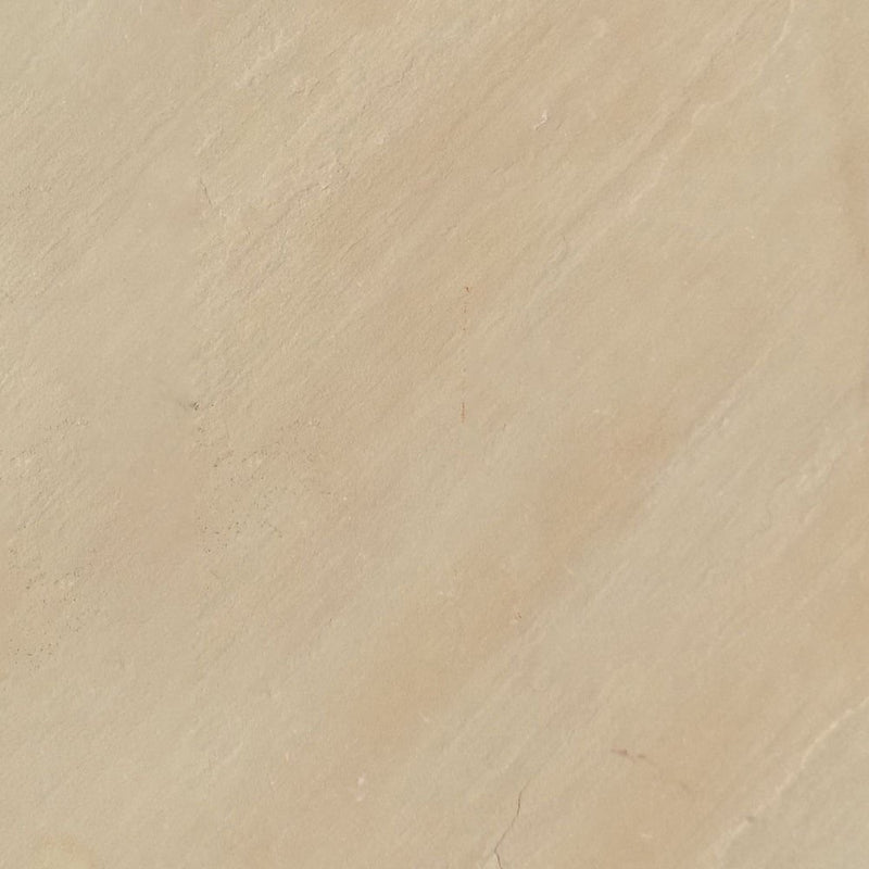 Mint Fossil Indian Sandstone Paving Patio Pack Mixed Sizes Tumbl